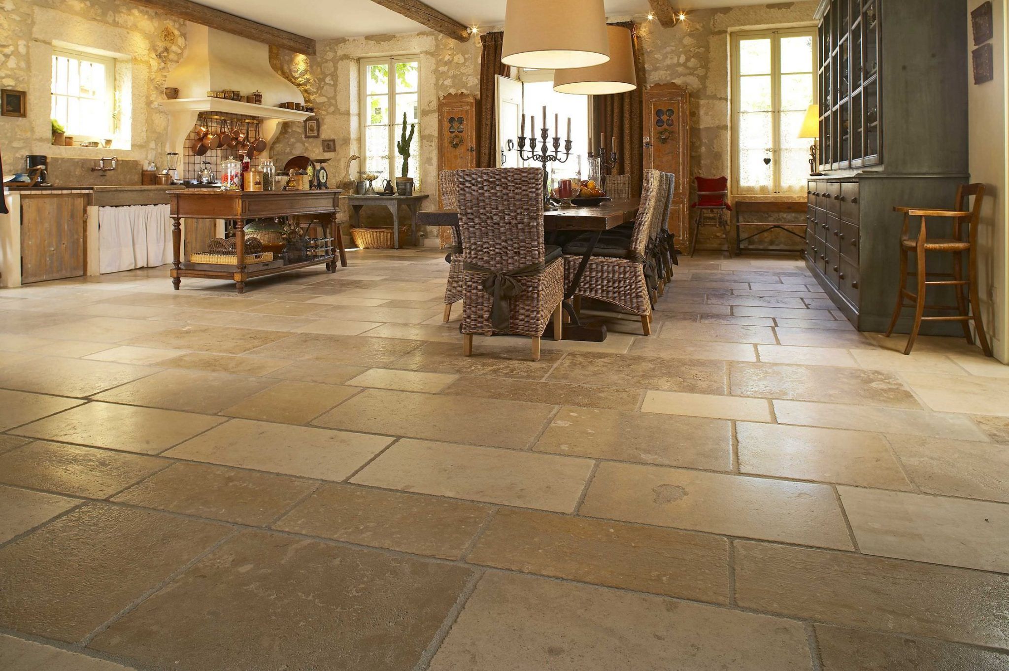 How to maintain and prolong natural stone flooring