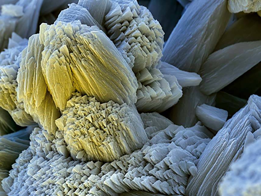 Magnified View of Limescale