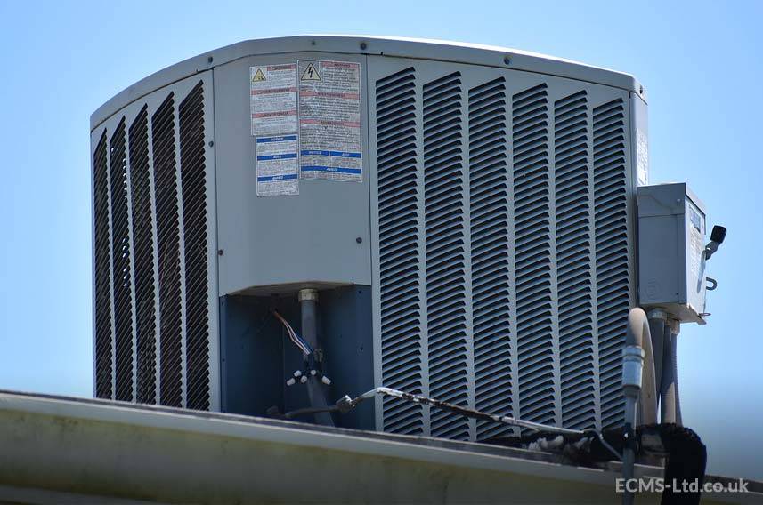 A/C Condenser on Roof